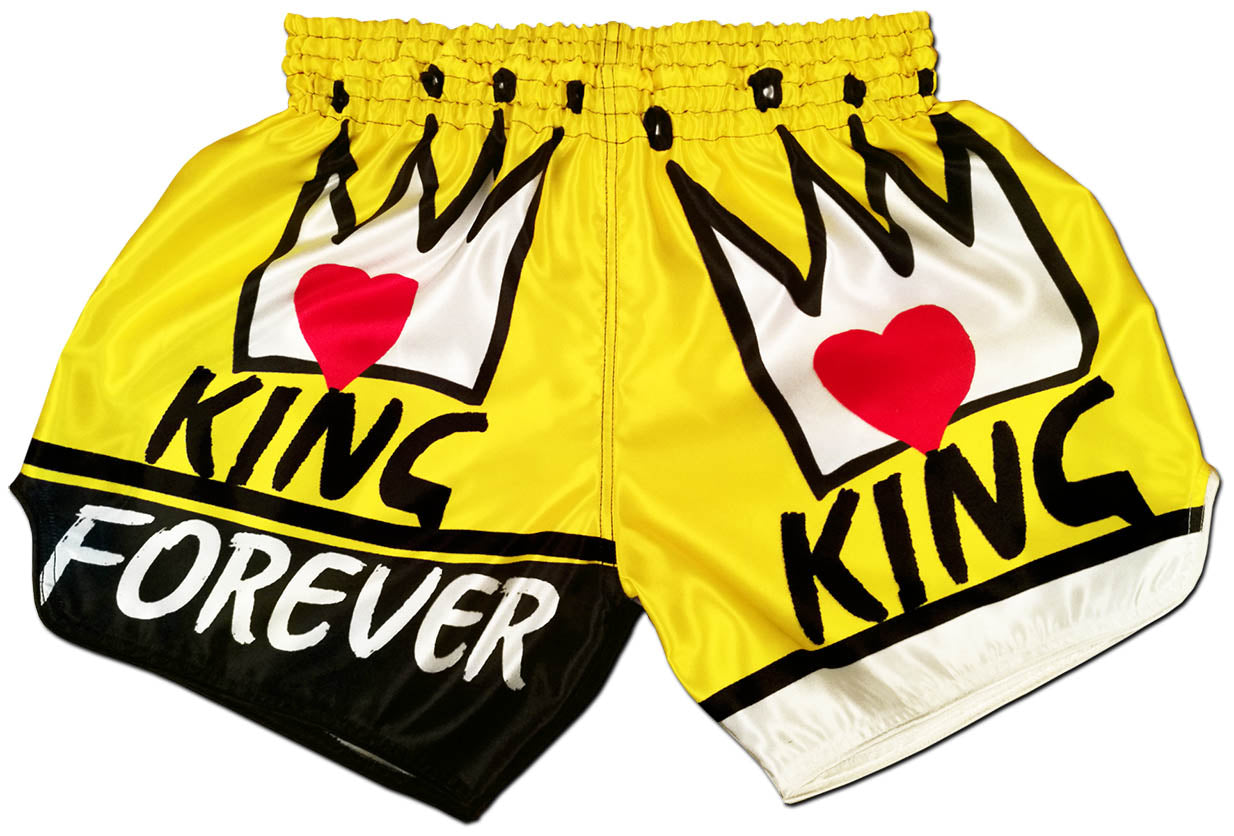 KING Forever ♚ Men's Boxing Trunks (Original Yellow)