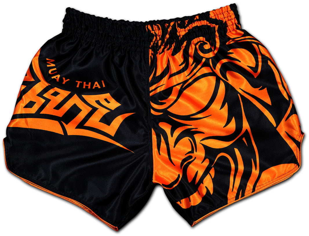 Shibori Tie Dye Print Pattern Muay Thai Boxing Shorts