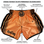 muay thai boxinh shorts info