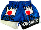 Boxing Trunks ♔ KING Forever (Royal Blue Edition)