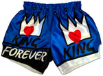 Boxing Trunks ♔ KING Forever (Royal Blue Edition)