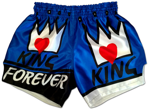 Boxing Trunks ♔ KING Forever (Royal Blue Edition)