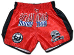 Muay Thai Boxing Shorts Red Corner