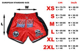 Thai Boxing Shorts Red Corner
