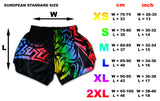 lgbt muay thai boxing shorts rainbow color