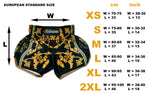 muay thai shorts size chart notorious