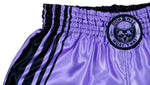oohwee muay thai shorts in digital lavender color