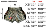 US ARMY Trunks Size Chart