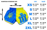 support ukraine muay thai shorts