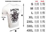 YAKSHA T-Shirt Size Chart